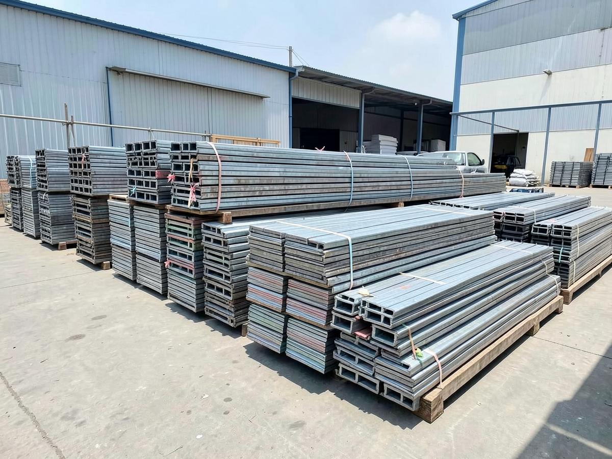 Scaffolding material supply